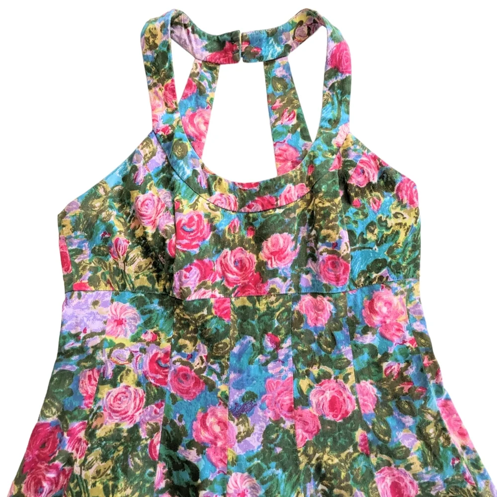 London Times Sleeveless Fit and Flare Dress Size 14P - Picture 6 of 12